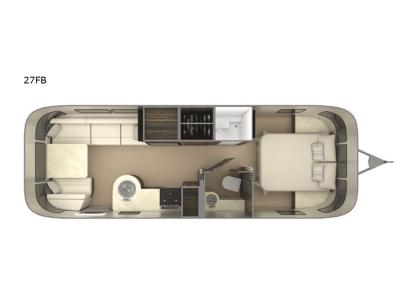 Floorplan - 2017 Airstream RV International Signature 27FB