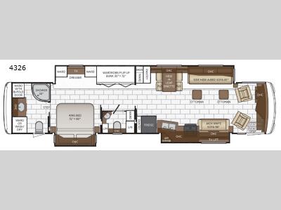 Floorplan - 2017 Newmar Ventana 4326