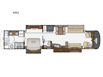Floorplan - 2017 Newmar Mountain Aire 4533