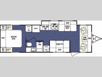 Floorplan - 2008 Dutchmen RV Lite 28F-GS