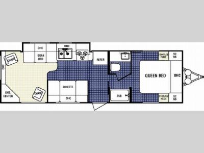 Floorplan - 2007 Dutchmen RV Lite 28R-GS