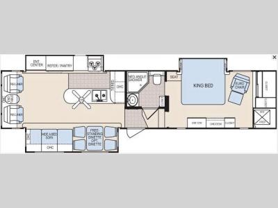 Floorplan - 2008 Dutchmen RV Grand Junction 35TMS