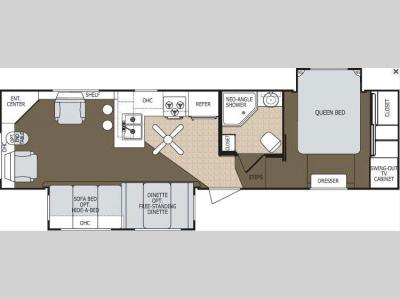 Floorplan - 2008 Dutchmen RV Colorado 30CE-M5-BS