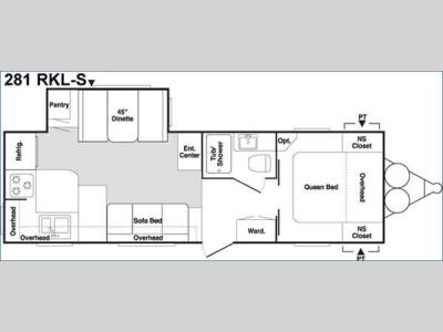 Floorplan - 2005 Keystone RV Springdale 281 RKL-S