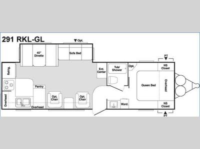 Floorplan - 2005 Keystone RV Springdale 291 RKL-GL