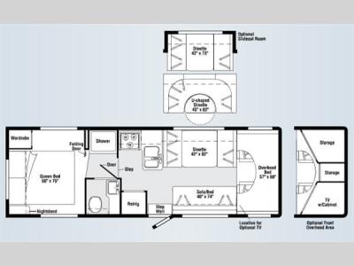 Floorplan - 2008 Winnebago Access 29T