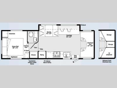Floorplan - 2008 Winnebago Access 31C