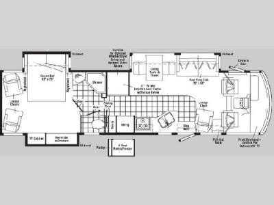Floorplan - 2005 Winnebago Adventurer 37 B