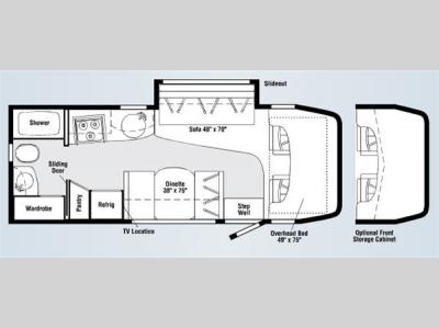 Floorplan - 2008 Itasca Navion 24H