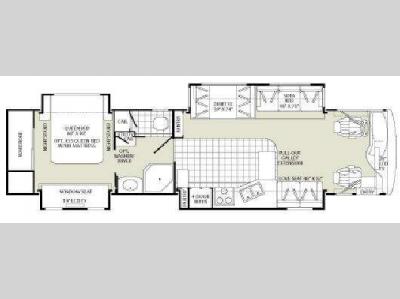 Floorplan - 2008 Fleetwood RV Expedition 38L