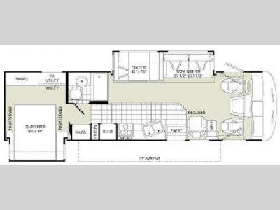 Floorplan - 2008 Fleetwood RV Southwind 32VS