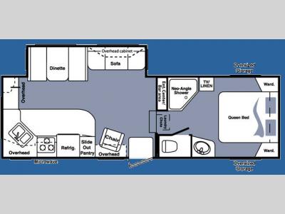 Floorplan - 2008 Keystone RV Cougar 278RKS
