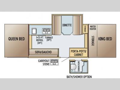 Floorplan - 2005 Jayco Jay Series 1206