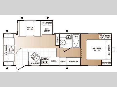 Floorplan - 2008 Palomino Puma 253-FBS