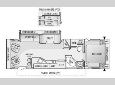 Floorplan - 2003 Jayco Eagle 308 RLS