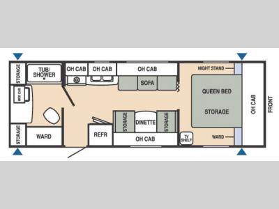 Floorplan - 2008 Starcraft  Star Stream SS24QB