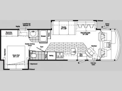 Floorplan - 2004 Itasca Sunrise 32 V