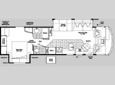 Floorplan - 2004 Itasca Sunrise 34 D