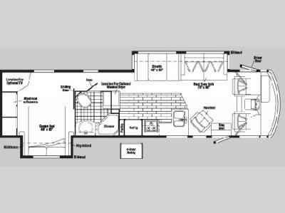 Floorplan - 2004 Itasca Sunrise 36 M