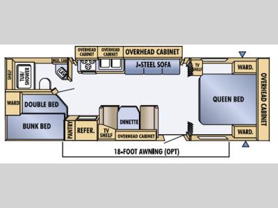Floorplan - 2005 Jayco Jay Feather LGT 29 Y