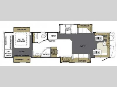 Floorplan - 2008 Forest River RV Berkshire 360QS