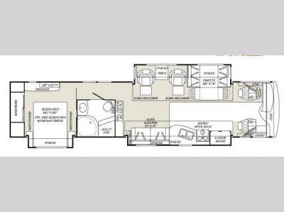 Floorplan - 2008 Fleetwood RV Providence 40X