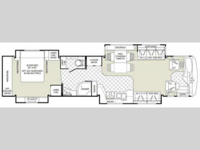 Floorplan - 2008 Fleetwood RV Revolution LE 42N