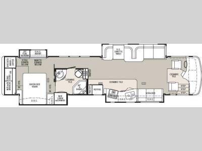 Floorplan - 2008 Travel Supreme Insignia 42SA24