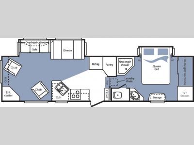 Floorplan - 2007 Keystone RV Cougar 311RLS