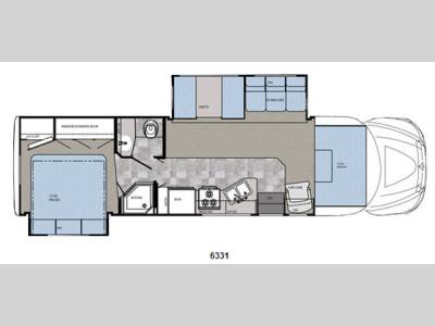 Floorplan - 2008 Gulf Stream RV SuperNova 6331