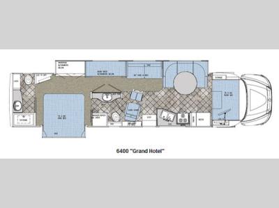 Floorplan - 2008 Gulf Stream RV SuperNova 6400