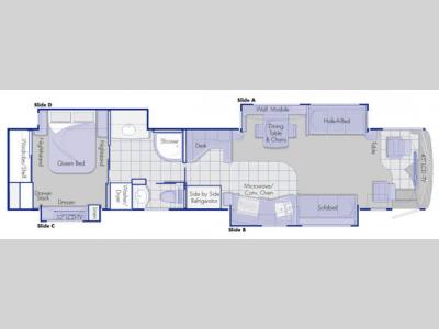 Floorplan - 2008 Country Coach Affinity 700 45 Alexander Valley
