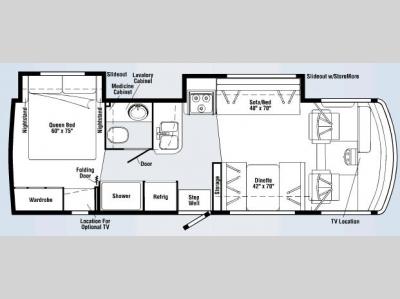 Floorplan - 2008 Winnebago Sightseer 29R