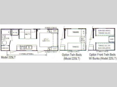 Floorplan - 2008 Skyline Nomad Weekender 225LT