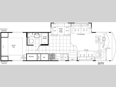 Floorplan - 2008 Damon Daybreak 3270