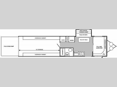 Floorplan - 2008 KZ Sportsmen S285RL2