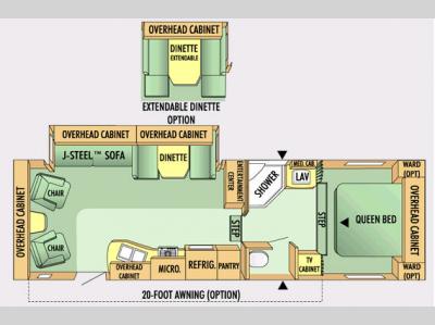 Floorplan - 2008 Jayco Eagle Super Lite 28.5 RLS