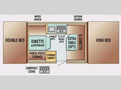 Floorplan - 2008 Jayco Jay Series 1007