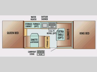 Floorplan - 2008 Jayco Jay Series 1207