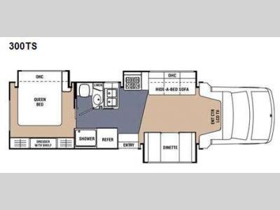 Floorplan - 2008 Coachmen RV Concord 300TS