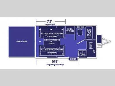 Floorplan - 2008 Coachmen RV Blast 150MPH