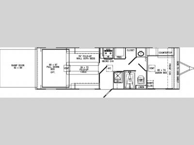 Floorplan - 2005 R-Vision Bay Hauler 291 BH