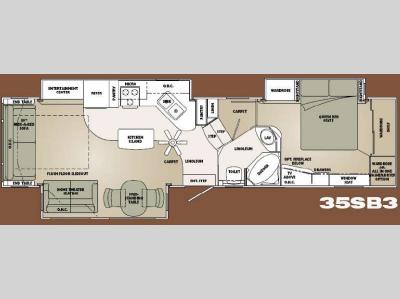 Floorplan - 2008 Carriage Cameo F35SB3