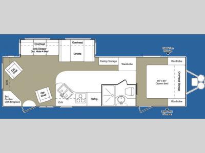 Floorplan - 2008 Keystone RV Laredo 311RL