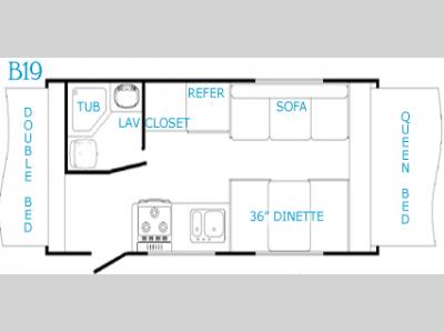 Floorplan - 2005 R-Vision Bantam B-19