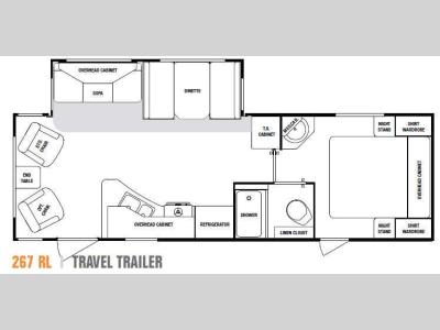 Floorplan - 2008 SunnyBrook Sunset Creek 267RL