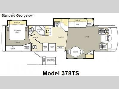 Floorplan - 2007 Forest River RV Georgetown 378TS