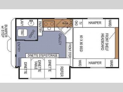 Floorplan - 2008 Northwood Arctic Fox 811