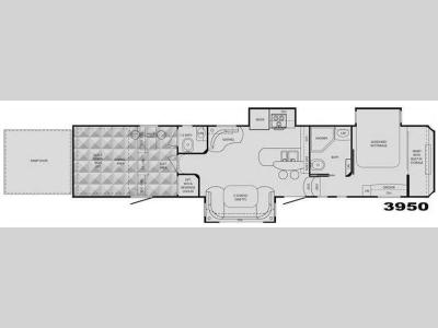 Floorplan - 2009 Heartland Cyclone 3950