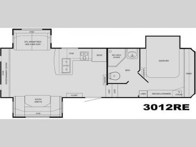 Floorplan - 2009 Heartland Sundance 3012RE